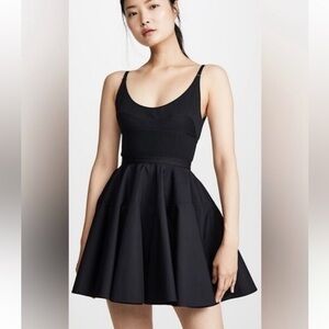 Alexander Wang fit and flare black dress size 0